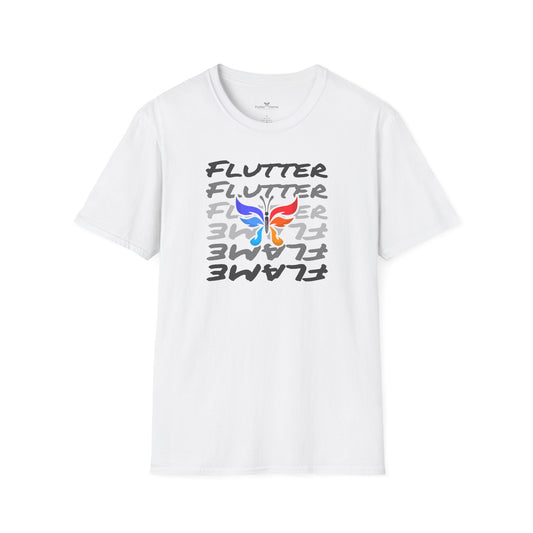 Flutter & Flame Up/Down Soft Tee - Unisex Butterfly T-Shirt